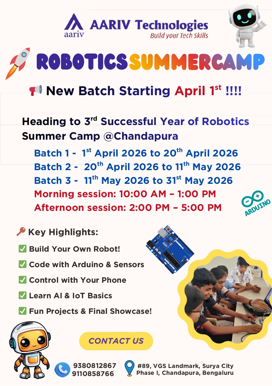 Robotics Summer Camp Front