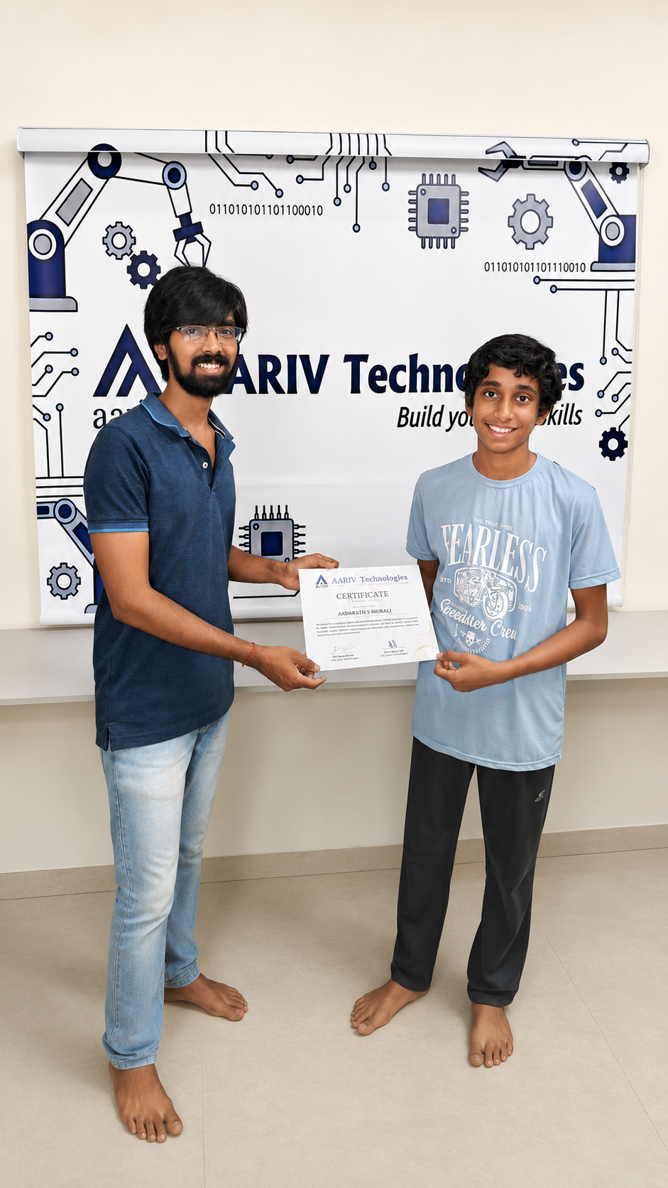 Certified Student at Aariv Technologies