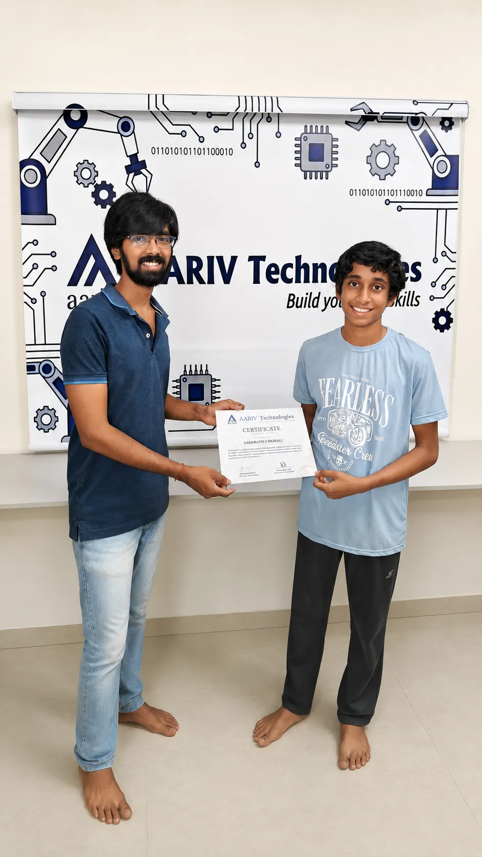 Certified Student at Aariv Technologies