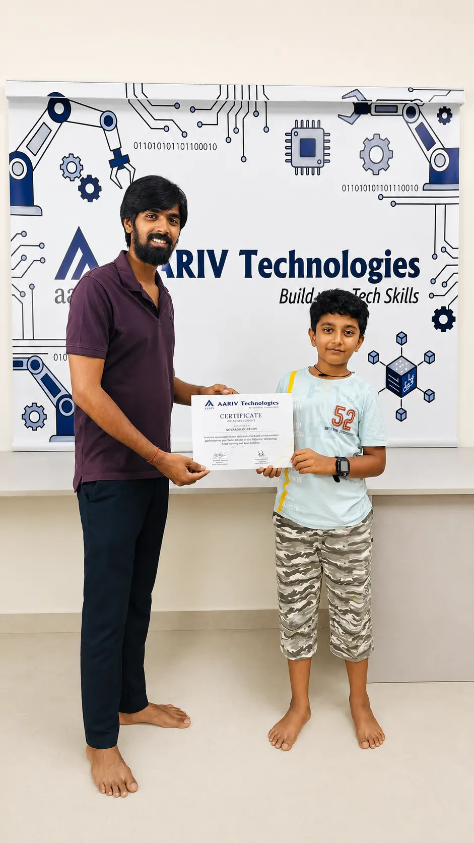 Certified Student at Aariv Technologies