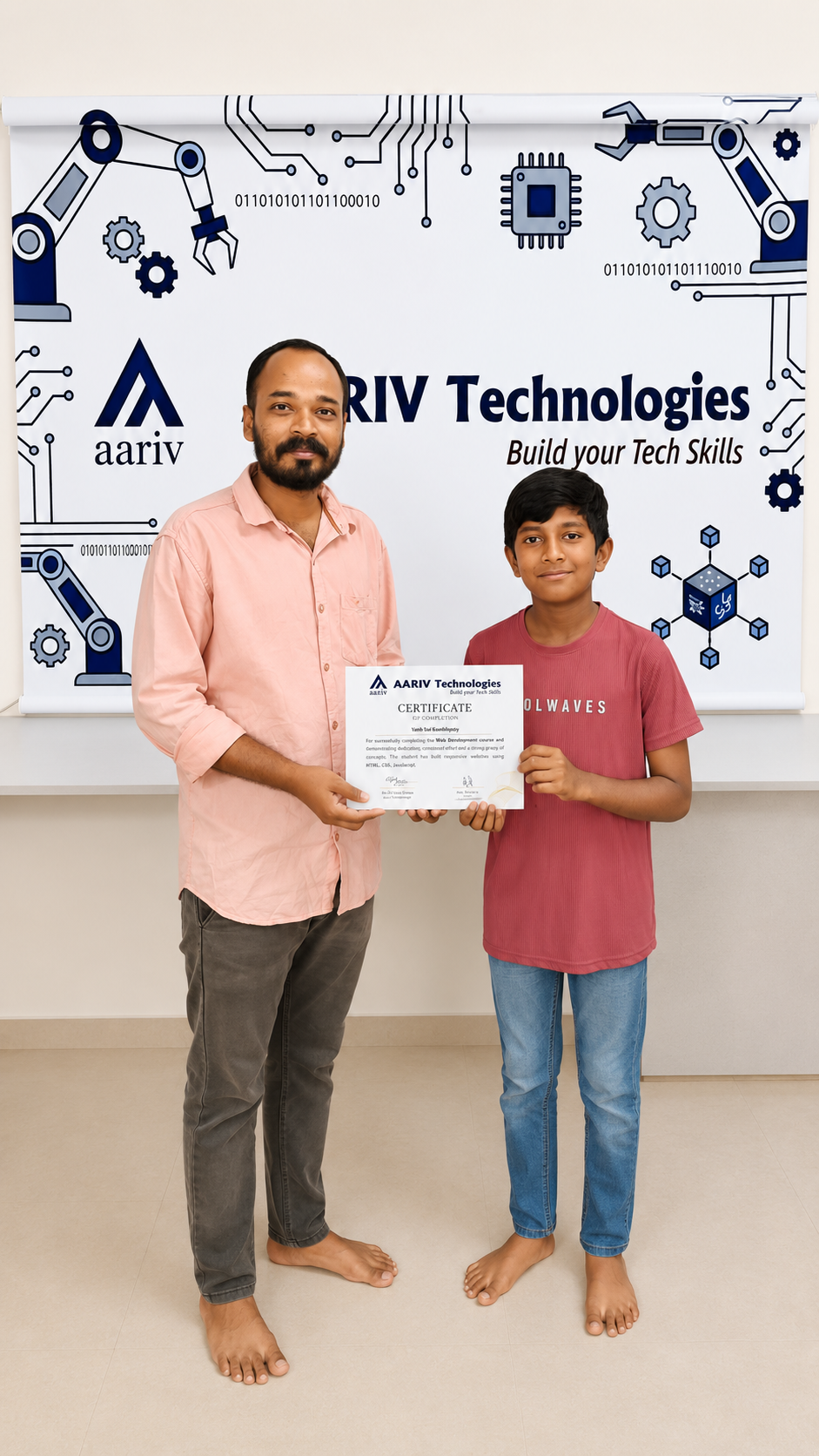 Certified Student at Aariv Technologies