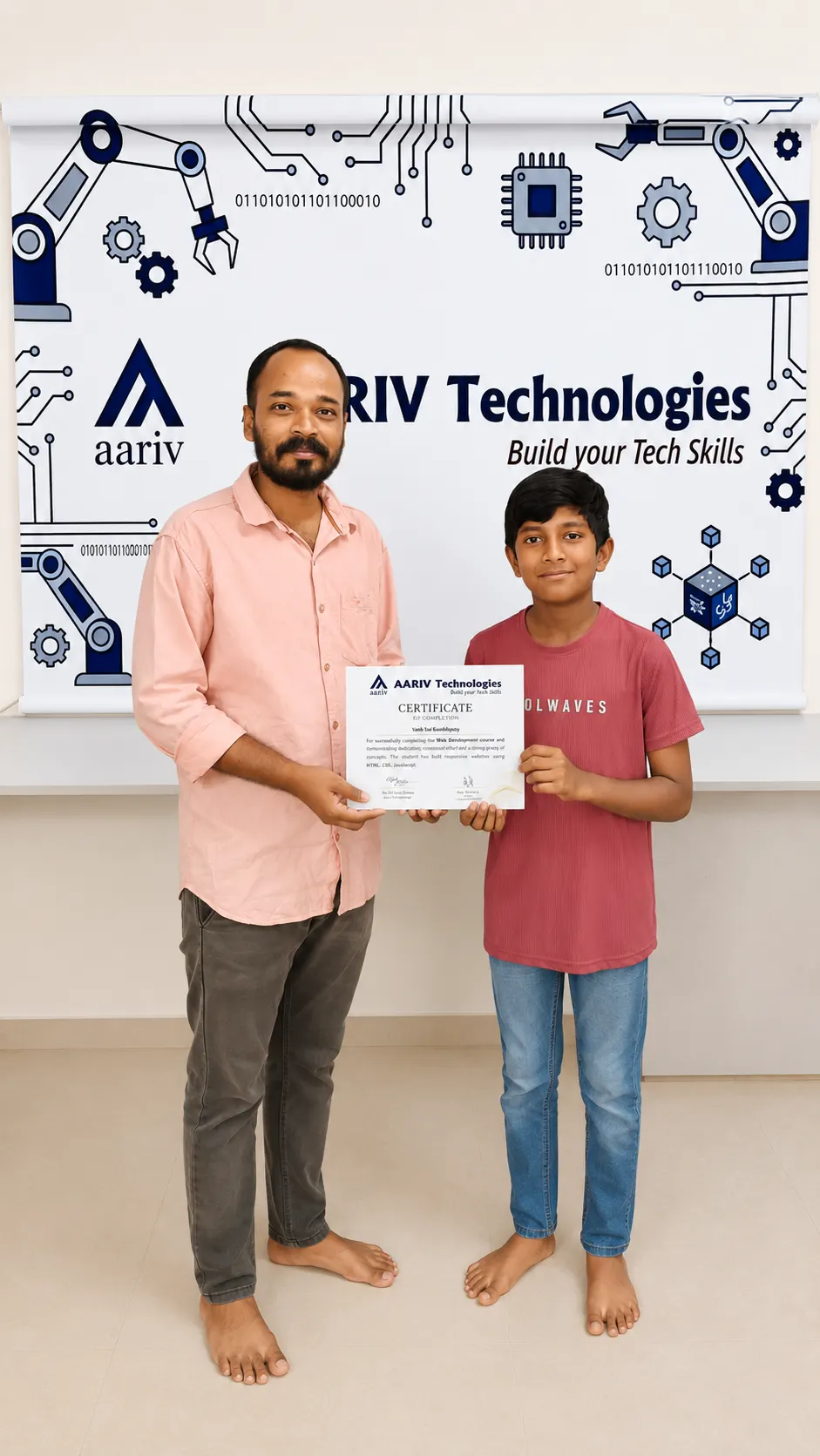 Certified Student at Aariv Technologies